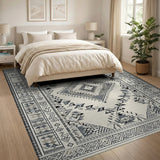 Heritage Tribal Geometric Beige Area Rug