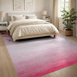 Cherry Blossom Pink Watercolor Area Rug