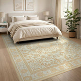 Beige Gold Traditional Persian Area Rug