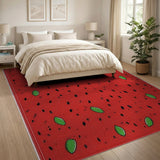 Multi-color and Patterns Watermelon Fruit Pattern Area Rug