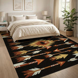 Southwestern Arrow Geometric Area Rug