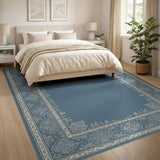 Blue Traditional Persian Area Rug