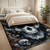 Mystical Cracked Skull Grove Area Rug
