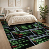 Cyber Code Terminal Area Rug