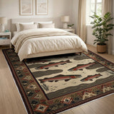 Southwestern Rainbow Trout Stream Rug