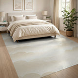 Ethereal Clouds Beige Area Rug