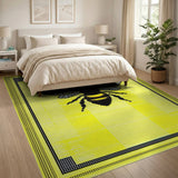 Sunny Yellow Bee Area Rug