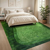 ODIKA Washable Golf Putting Green Area Rug - Low Pile Non-Slip Indoor Rug
