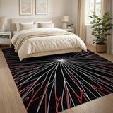 Starburst Radiance Geometric Area Rug