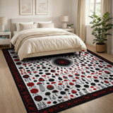 Mushroom Sunburst Area Rug
