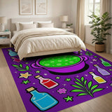 Whimsical Potion Cauldron Kids Rug