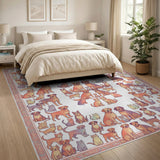 Colorful Cats Dogs Kids Cartoon Area Rug