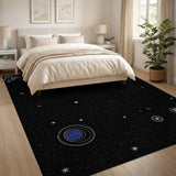 Celestial Tribal Night Sky Rug