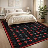 Retro Dice Maze Area Rug