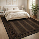 Black Gold Heritage Tribal Area Rug