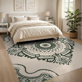 Traditional Persian Ornate Persian Mandala Area Rug