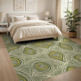 Geometric Modern Beige Geometric Abstract Area Rug
