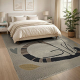 Adorable Smiling Cat Tufted Area Rug