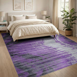 Purple Gradient Abstract Area Rug