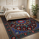 Traditional Persian Medallion Area Rug
