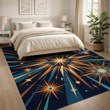 Explosive Starburst Geometric Area Rug