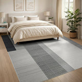 Modern Geometric Black White No. 17 Area Rug