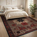Heritage Tribal Star Medallion Area Rug
