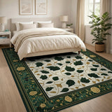 Green Leaf Persian Area Rug