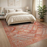 Southwestern Multi-Color Geometric Southwestern Area Rug