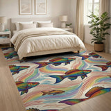 Rainbow Fish Area Rug