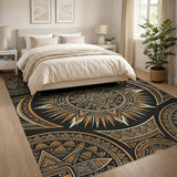 Aztec Sun Heritage Tribal Area Rug