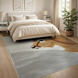 Abstract Impala Head Area Rug