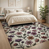 Vintage Cosmos Floral Area Rug