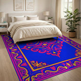 Royal Blue Persian Medallion Rug