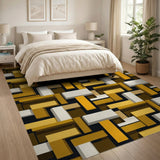 Geometric Modern Modern Geometric Block Area Rug