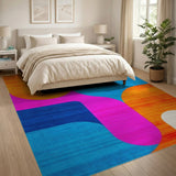 Vibrant Geometric Multi-Color No. 20 Area Rug