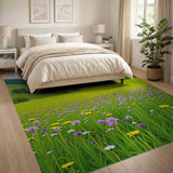 Wildflower Alpine Meadow Area Rug