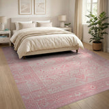 Heritage Tribal Blush Pink Heritage Tribal Area Rug