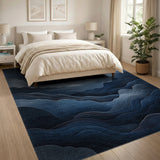 Blue Mountain Waves Area Rug