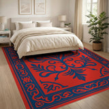 Red Persian Tree of Life Area Rug