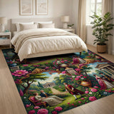 Rococo Garden Aristocracy Picnic Area Rug