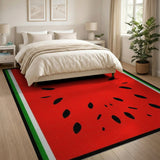 Fruit Pattern Watermelon Slice Fruit Pattern Area Rug