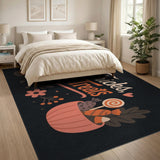No Tricks Just Treats Halloween Rug