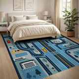 Kids City Roads Play Rug