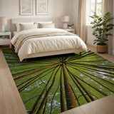 Radiant Bamboo Canopy Area Rug