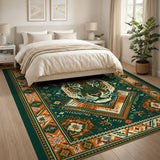 Majestic Tiger Geometric Tribal Area Rug