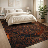 Antique Gold Mandala Persian Rug