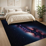Cosmic Nebula Fractal Area Rug