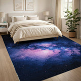 Multi-color and Patterns Starry Nebula Galaxy Area Rug