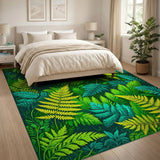 Floral Vintage Lush Fern Grove Area Rug